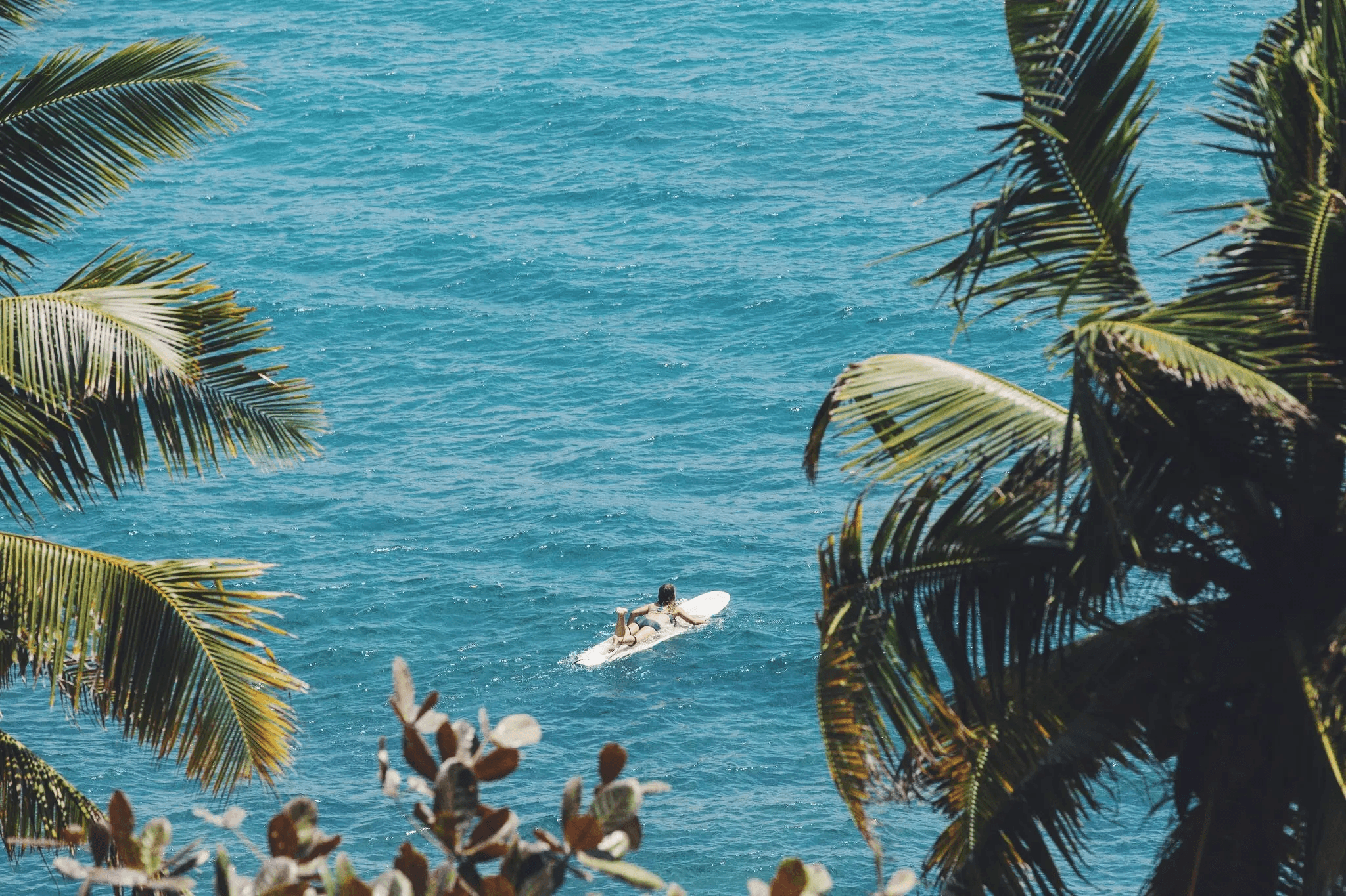 Snowy mountain landscape